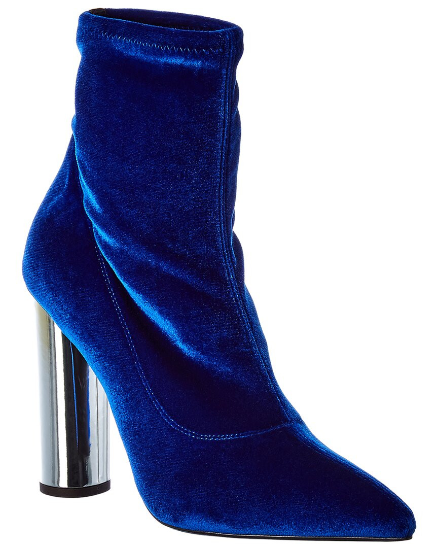 Giuseppe Zanotti Velvet Bootie | Gilt