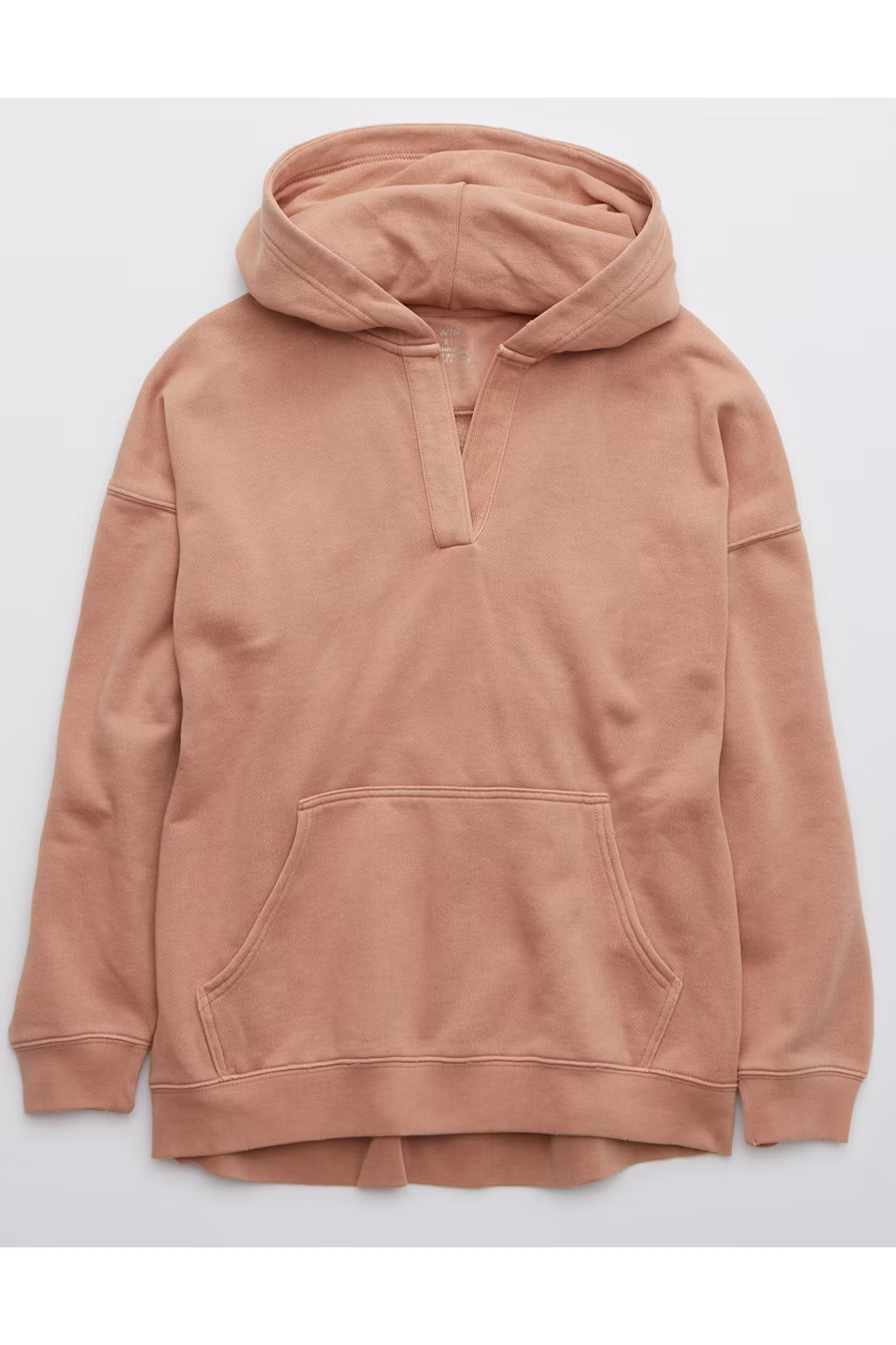 Aerie Happy Henley Hoodie Women's Raw Sienna XXS | American Eagle Outfitters (US & CA)