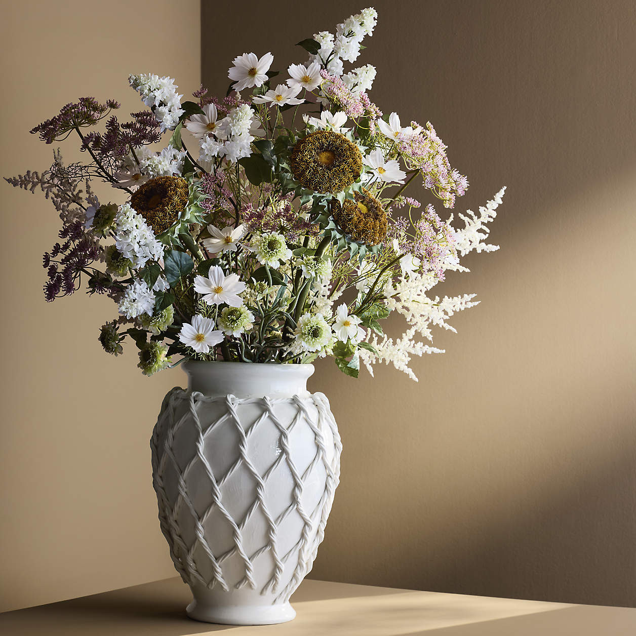 Faux White Lilac Spray 50" by Abigail Ahern + Reviews | Crate & Barrel | Crate & Barrel