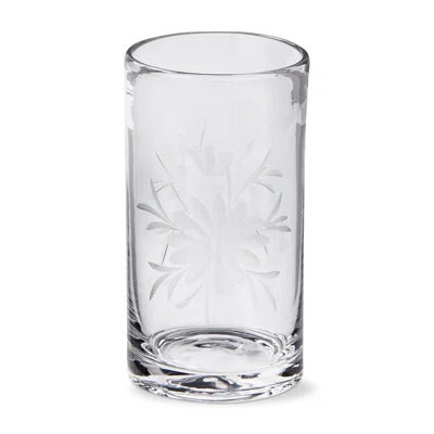 Fleur Etched Glass Tumbler | Wayfair North America