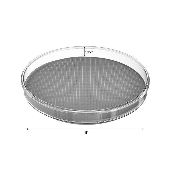 Everything Organizer Shallow Turntable with Silicone Liner | The Container Store