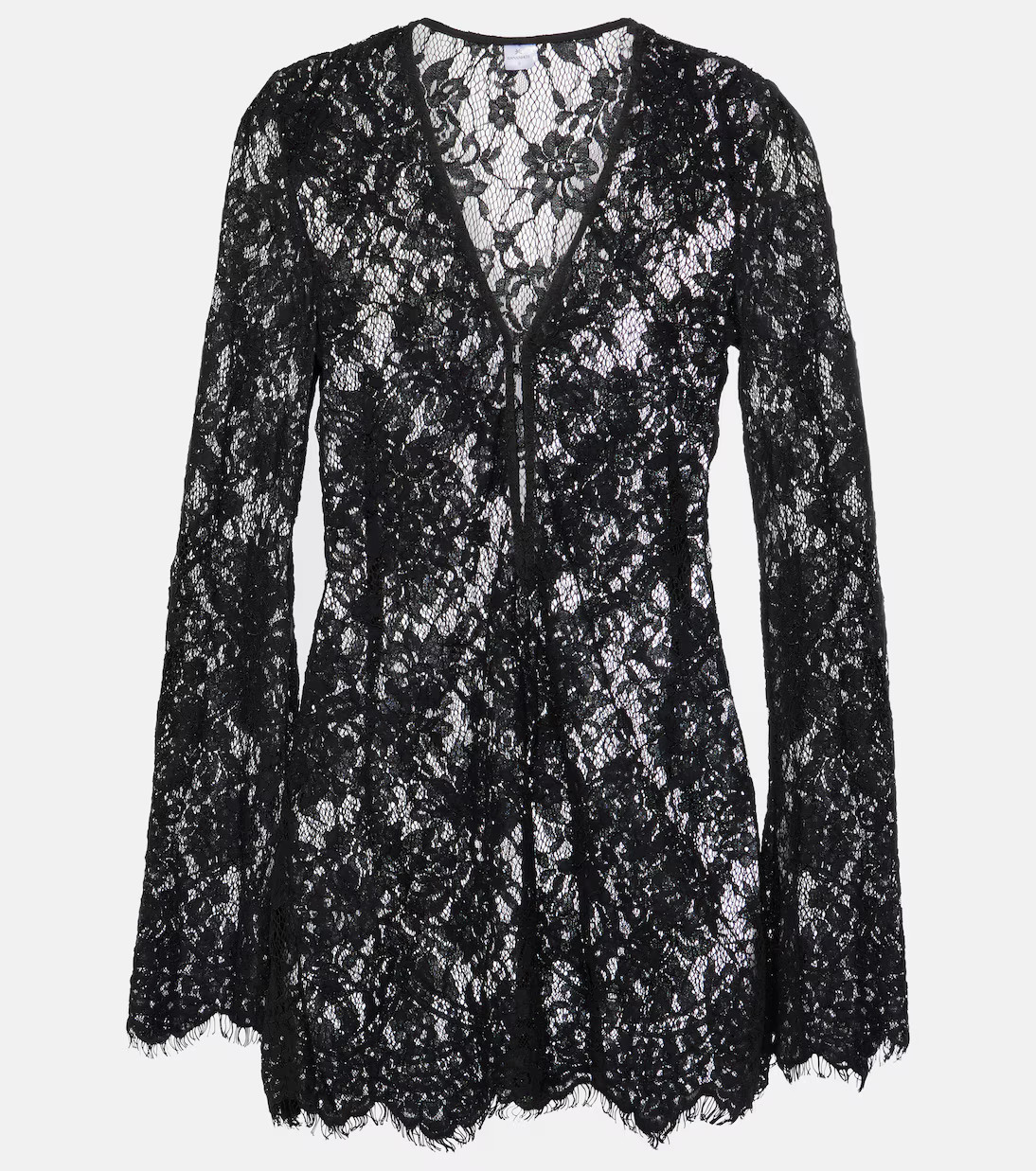 Cotton and brocade lace minidress | Mytheresa (US/CA)