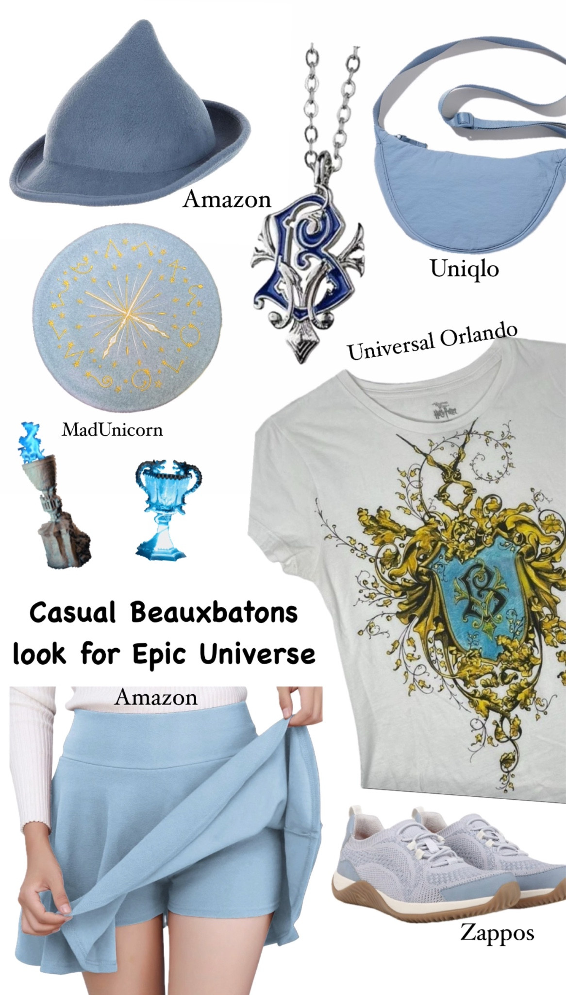 Casual Beauxbatons 🦋🩵
Park Outfit for Epic Universee

#LTKTravel #LTKStyleTip