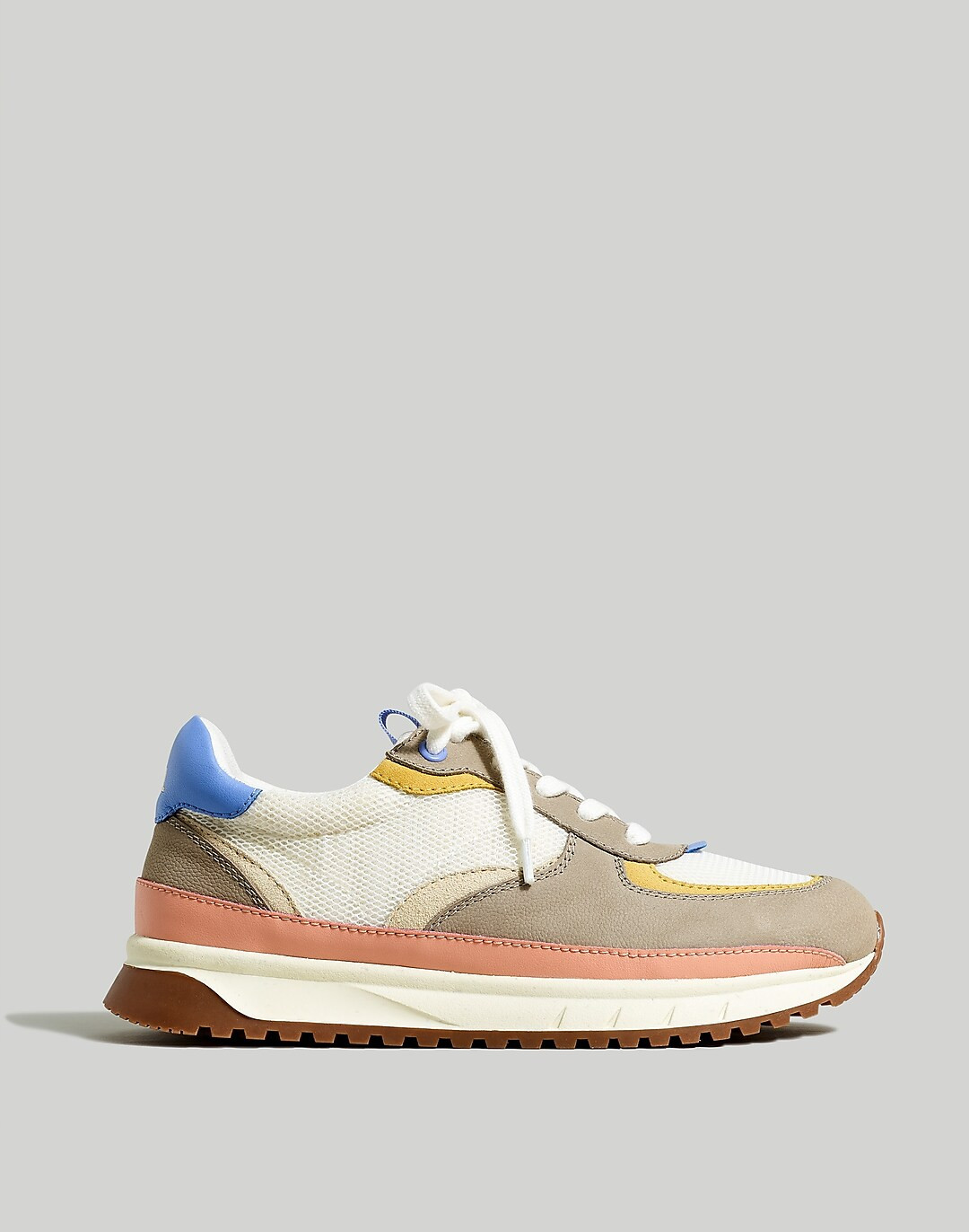 Kickoff Trainer Sneakers in Colorblock Leather & Suede | Madewell