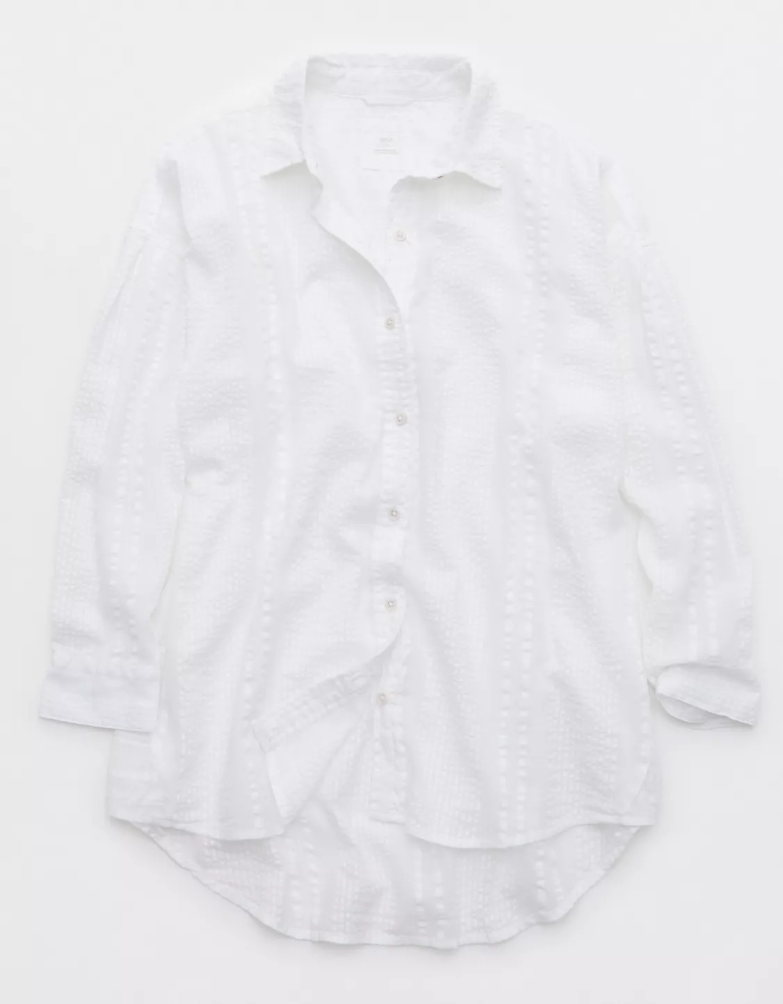Aerie Seersucker Coverup Shirt | Aerie