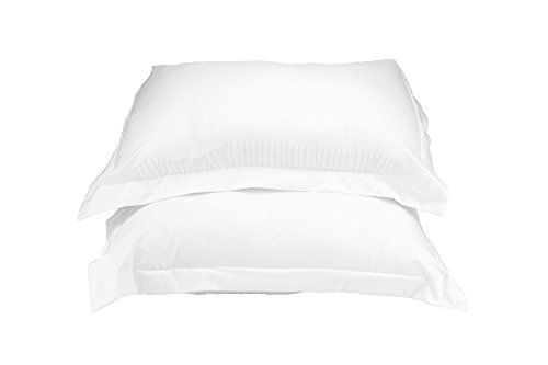 La Vie Moderne 1800 Thread Count Microfiber Queen Pillow Shams, White (Set of 2) | Amazon (US)