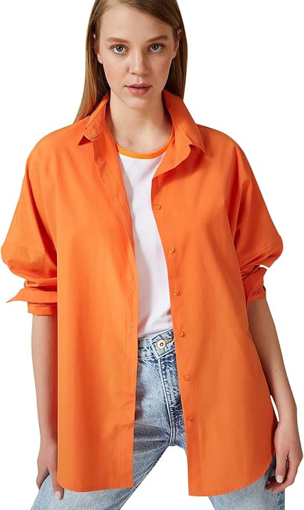 Womens Dressy Blouses Tops, Casual Long Sleeve Loose Fit Button Down Shirts | Amazon (US)