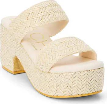 Ocean Ave Espadrille Platform Slide Sandal (Women) | Nordstrom
