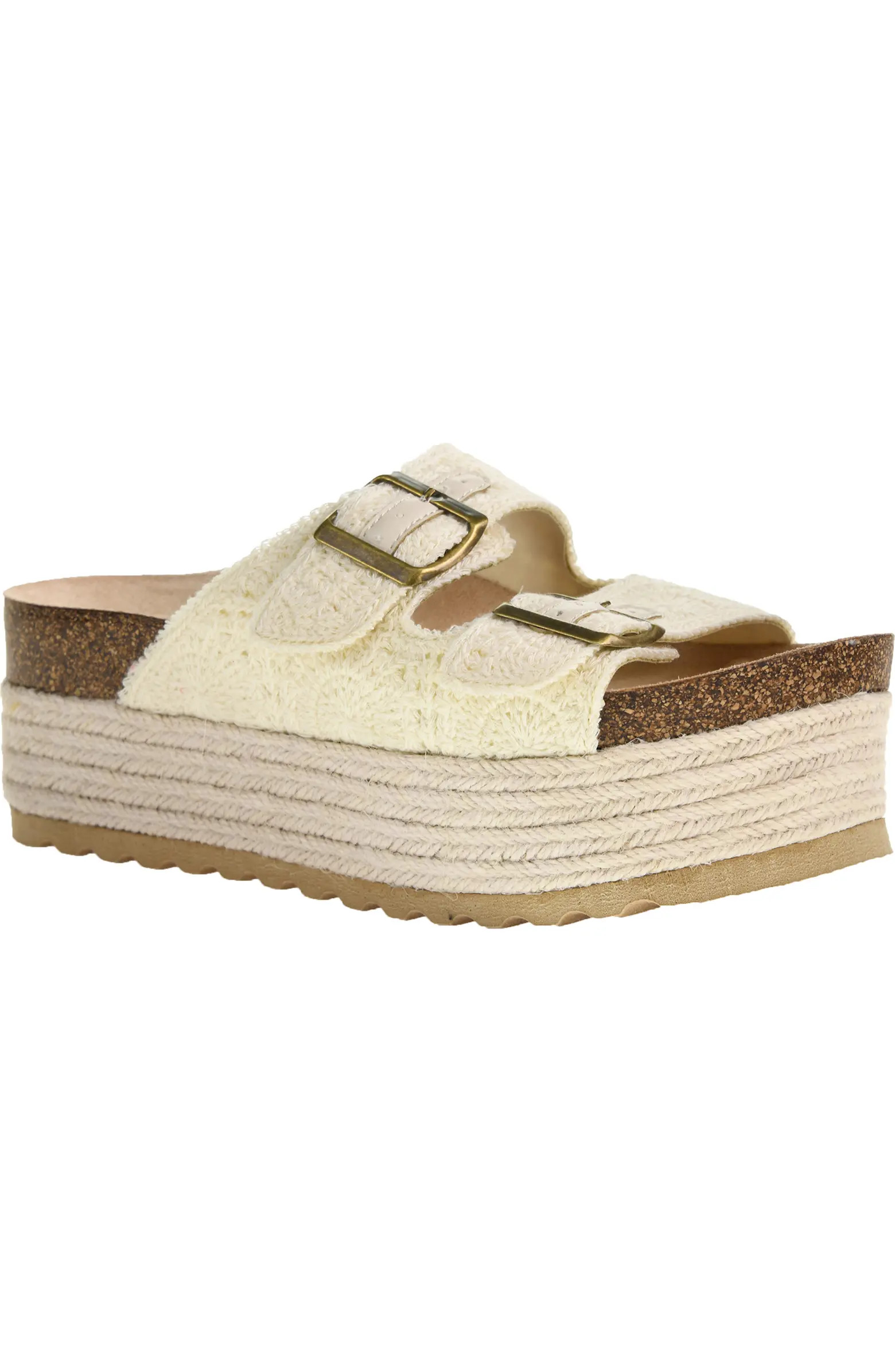 Dirty Laundry Pretends Espadrille Platform Slide Sandal (Women) | Nordstrom | Nordstrom