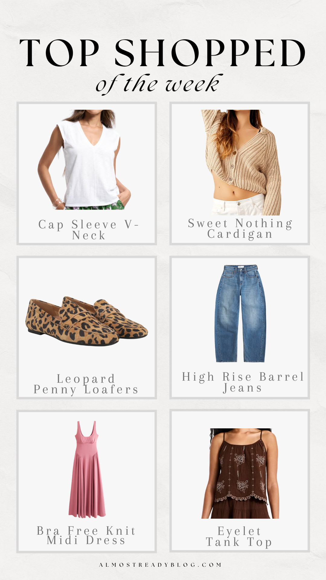Top Shopped of the Week!! 

Top sellers, watchnow, new arrivals, target, Nordstrom, summer fashion, Amanda west #LTKootd 

 #LTKootd #LTKSaleAlert