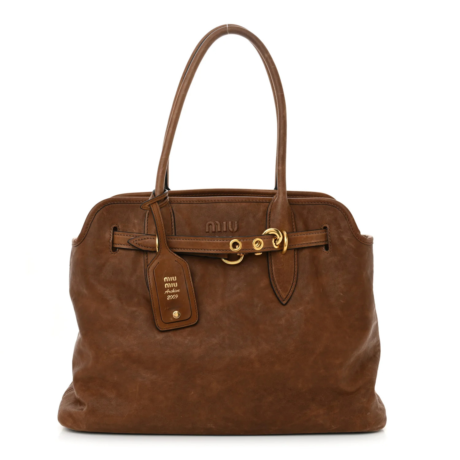 Nappa Aviator Medium Aventure Bag Rovere | FASHIONPHILE (US)