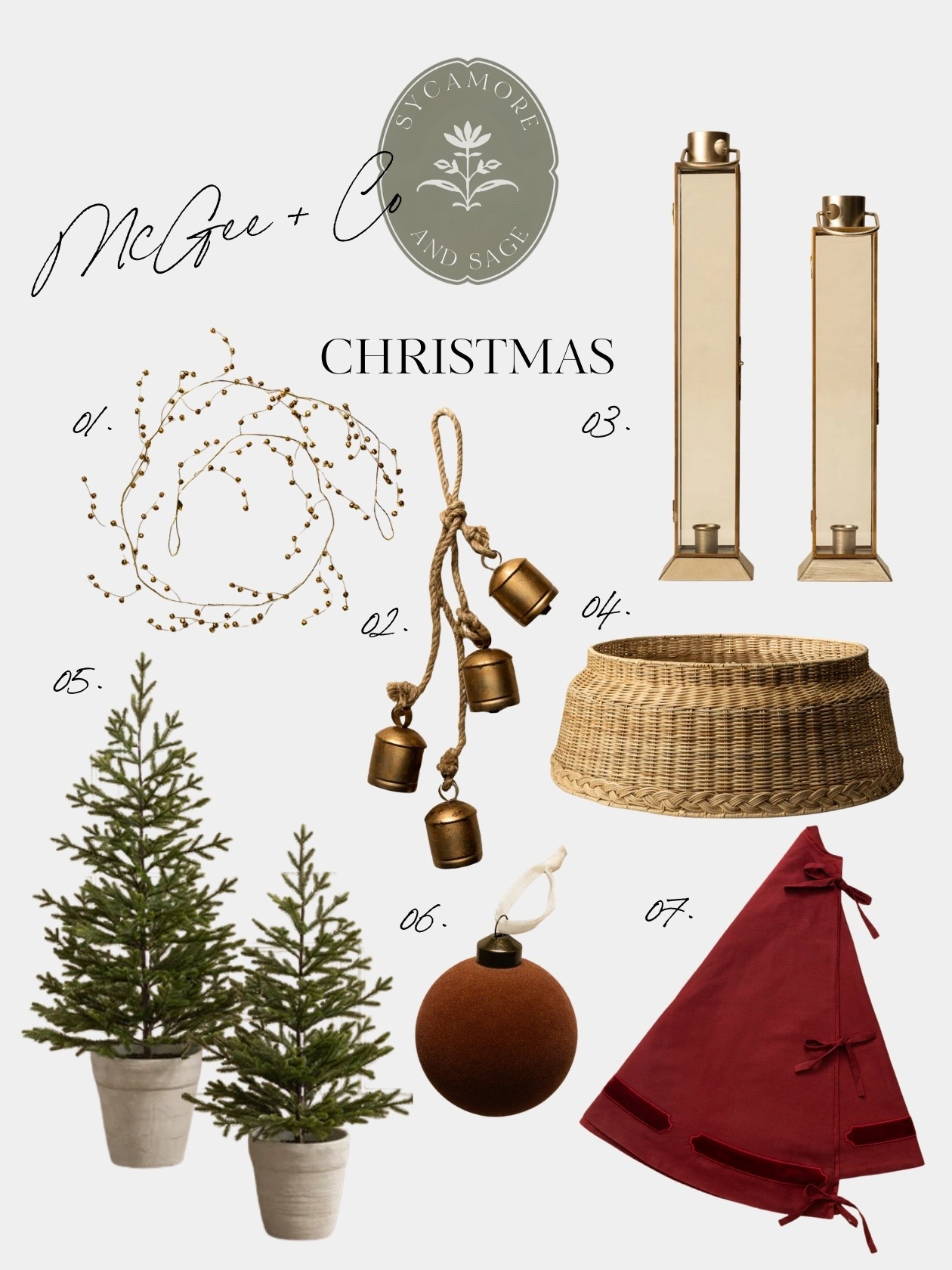  Christmas has officially landed at McGee & Co, and every single piece is a showstopper! From timeless decor to cozy accents that make your home oh so merry and bright, these finds are pure holiday magic! Don’t wait too long, these beauties won’t stay in stock for long, so grab your favorites now and make this season unforgettable!

#McGeeAndCo #McGeeAndCoChristmas #HolidayDecor #MerryAndBright #InteriorInspo #ChristmasMagic #HolidayHome #DeckTheHalls

#LTKOver40 #LTKSeasonal #LTKHome