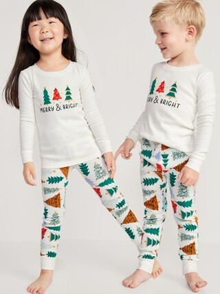 Unisex Snug-Fit Printed Pajama Set for Toddler &amp; Baby | Old Navy (US)