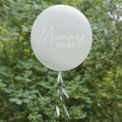 Mummy To Be Balloon with Tail | Sage Green Baby Shower Party Decoration | eBay UK