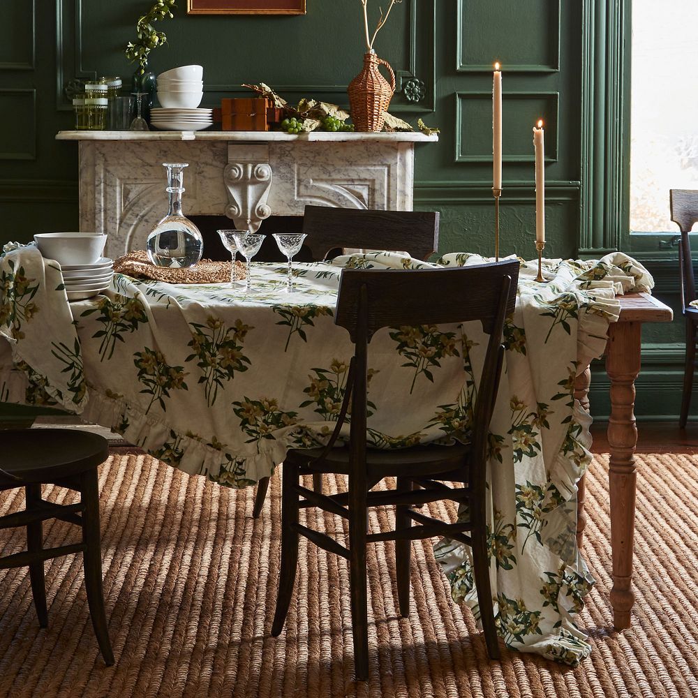Narcissus Ruffle Tablecloth | GreenRow