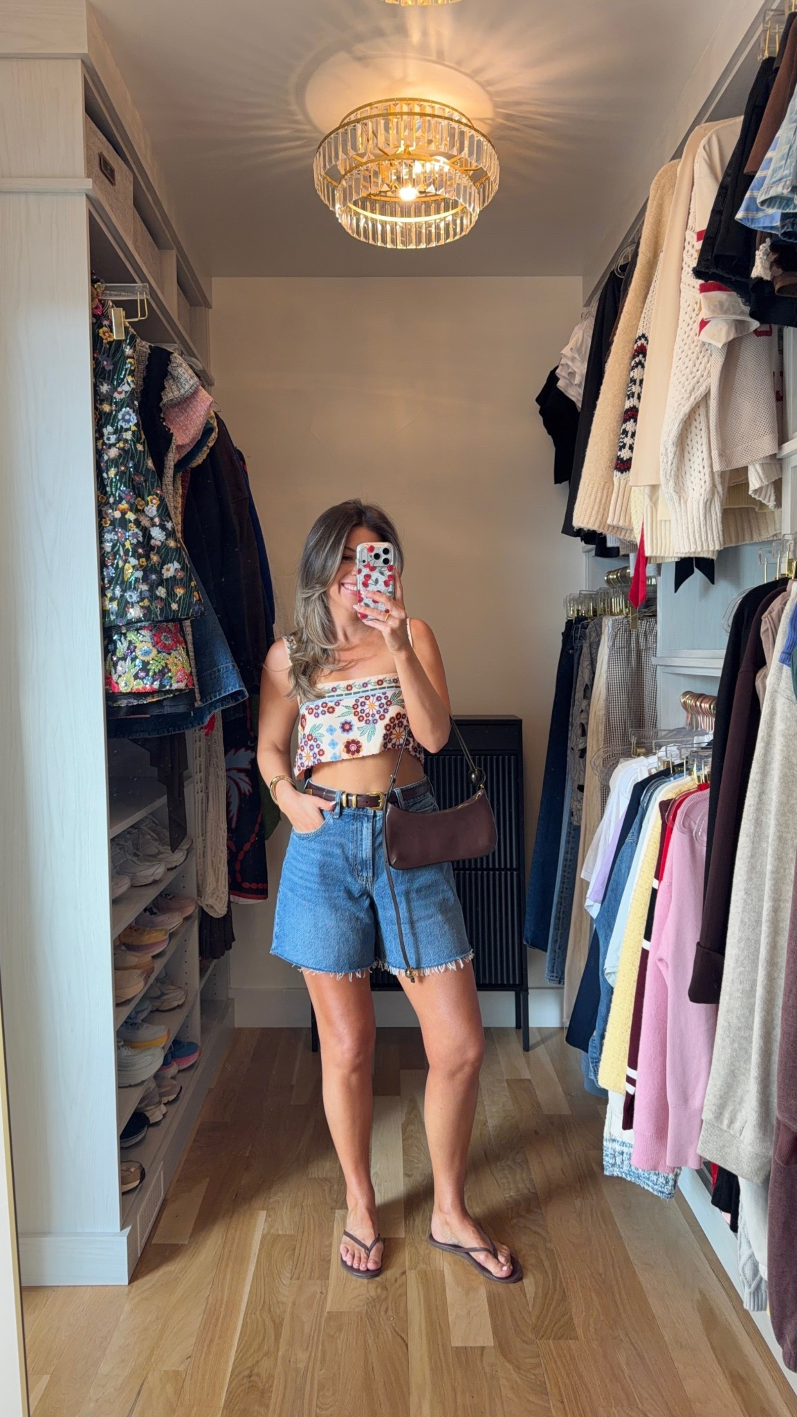 Abercrombie jean shorts paired with floral crop top

Wearing small top. 27 in shorts.

Causal
Everyday
Jean shorts
Date night
Shopping
Errands
Concert

#LTKSeasonal #LTKootd #LTKgrwm