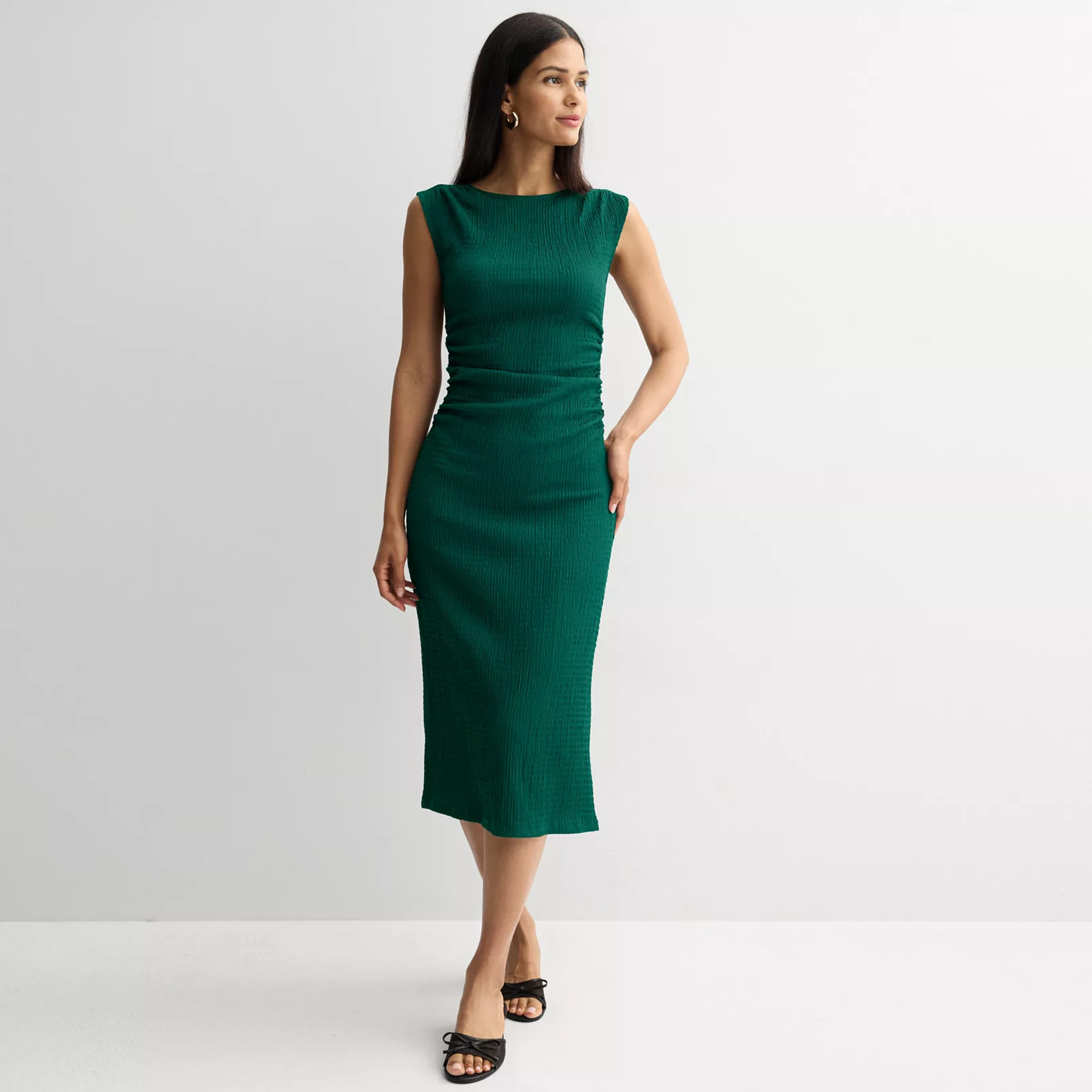 Women's Nine West Midi Smocked Dress | Kohl's