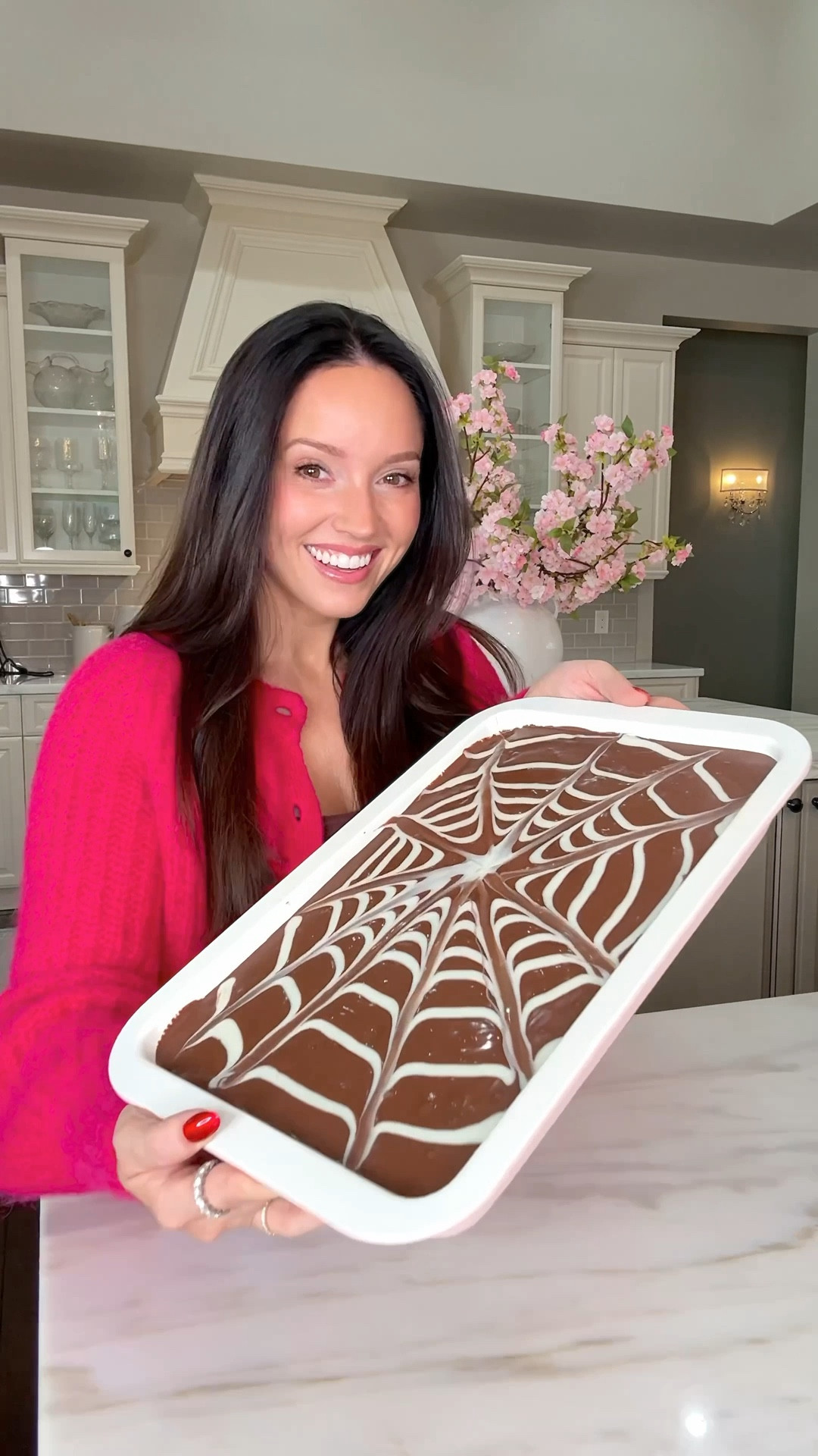 The QUEEN of alllll bars... Scotcheroos! See full recipe below👇🏼Perfect to take to fall tailgates, thanksgiving and christmas events! 

1 cup sugar
1 1/3 cups light corn syrup
1 1/3 cups peanut butter
1 tsp vanilla extract
6 cups rice krispies
1 cup semi sweet chocolate chips
1 cup butterscotch chips
1/2 cup white chocolate (optional for design)

Spray 9x13 dish and set aside. In large saucepan combine sugar and corn syrup. Stir on low heat until sugar dissolves. Once dissolved, stir in peanut butter and vanilla extract. Do not let it boil. If it bubbles, remove from heat. Stir in Rice Krispies until well combined. Pour mixture into prepared pan. Microwave and melt semi sweet and butterscotch chips together. (optional - if using white chocolate for design, melt that separately). Spread chocolate over the Rice Krispie mixture and let cool / or refrigerate for 30 minutes before cutting into bars.

#dessertrecipes #fallrecipes #easyrecipeideas #scotcheroos #thanksgivingrecipes #holidaydesserts @kelloggsus @nestletollhouse 

#LTKHoliday #LTKHalloween #LTKParties