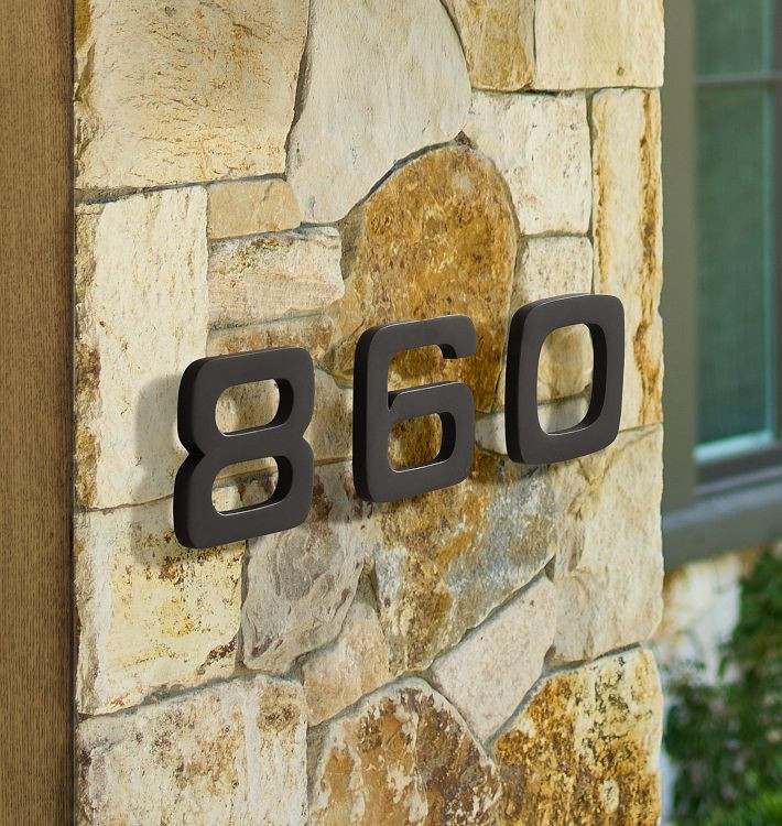 Maverick Bronze House Numbers | Rejuvenation