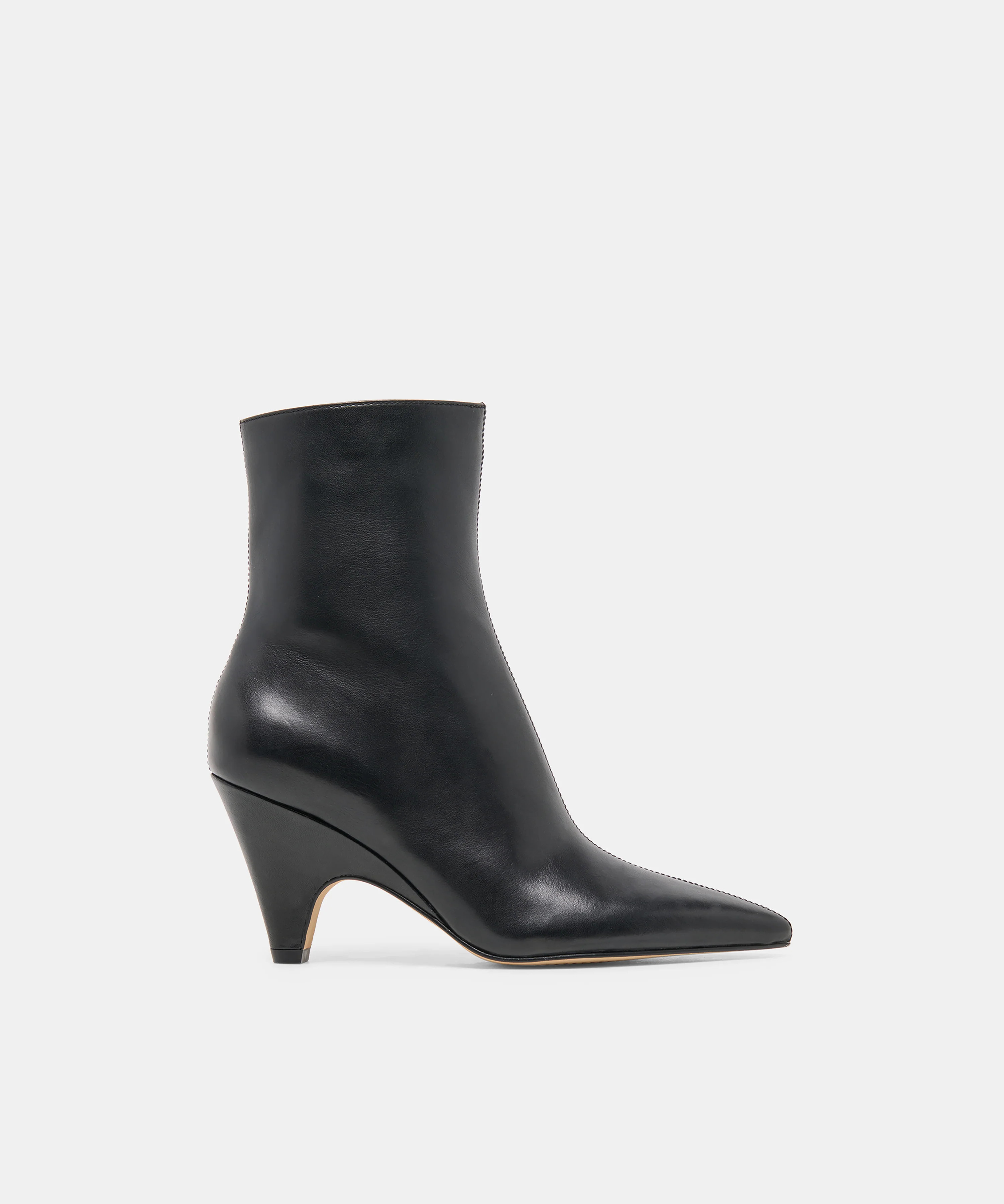 Cruz Booties in Black Leather Size 6.5 By Dolce Vita | DolceVita.com