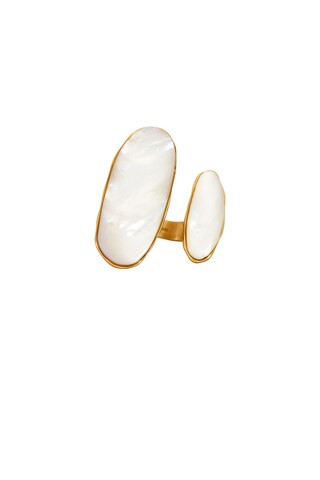 Cult Gaia Ami Ring in Mother Of Pearl from Revolve.com | Revolve Clothing (Global)