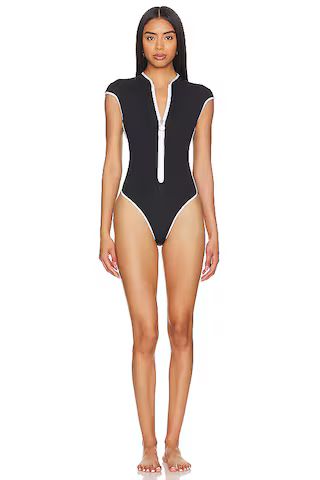 Cap Sleeve Zip Front One Piece
                    
                    Seafolly | Revolve Clothing (Global)