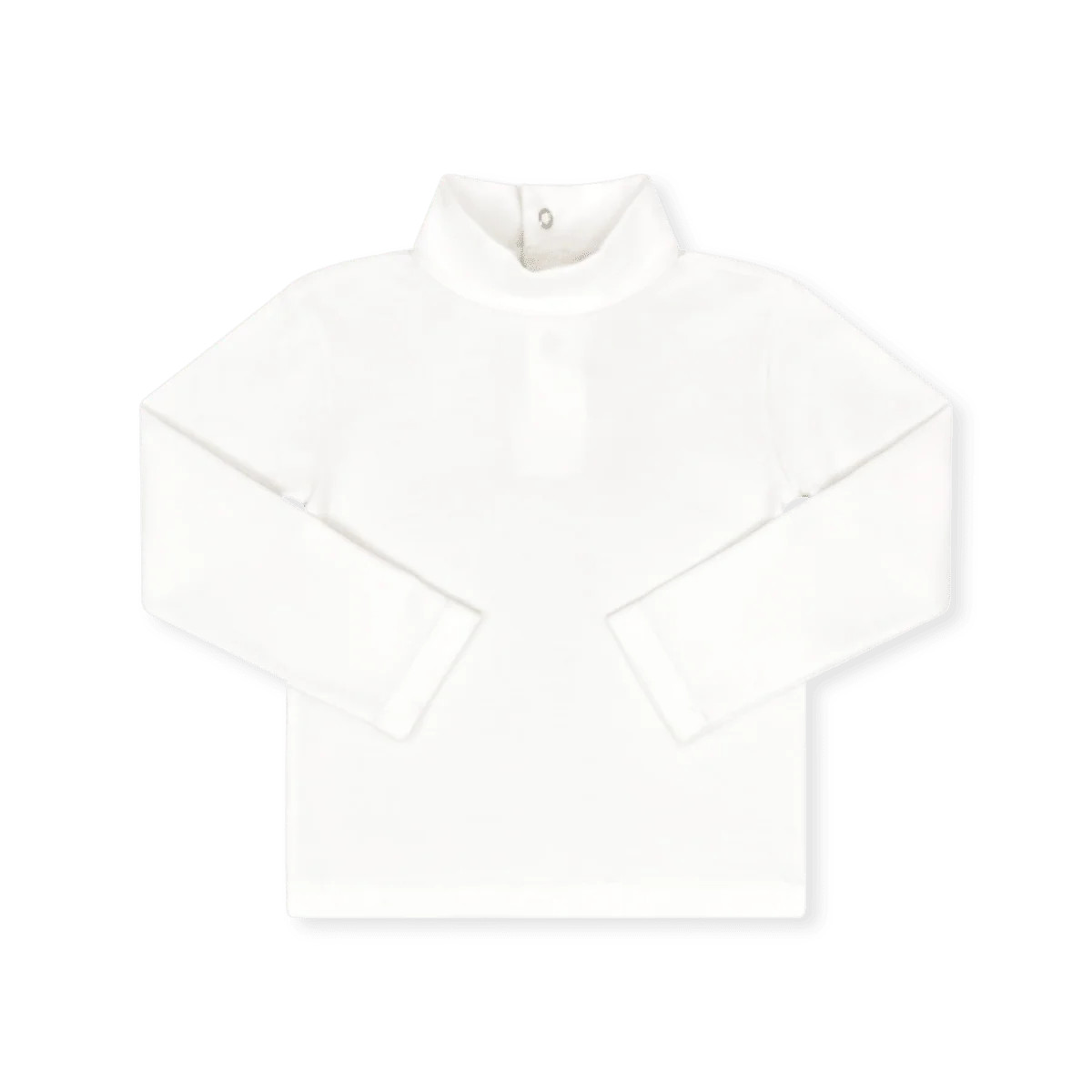 Tiny Tot Turtleneck - Presley White Pima | Lullaby Set