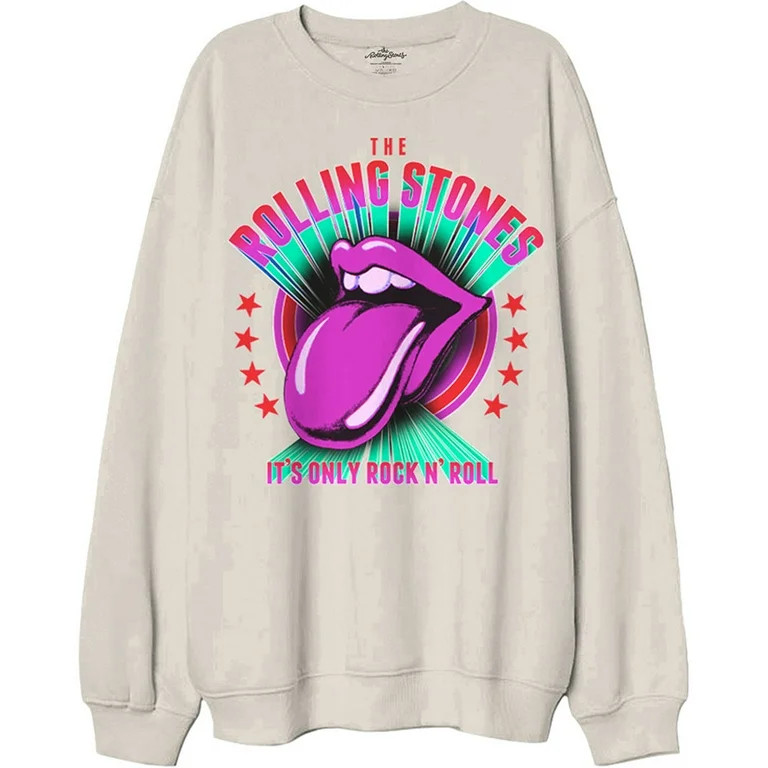 The Rolling Stones Unisex Sweatshirt: It's Only R 'n R (Oversized) (XX-Large) | Walmart (US)