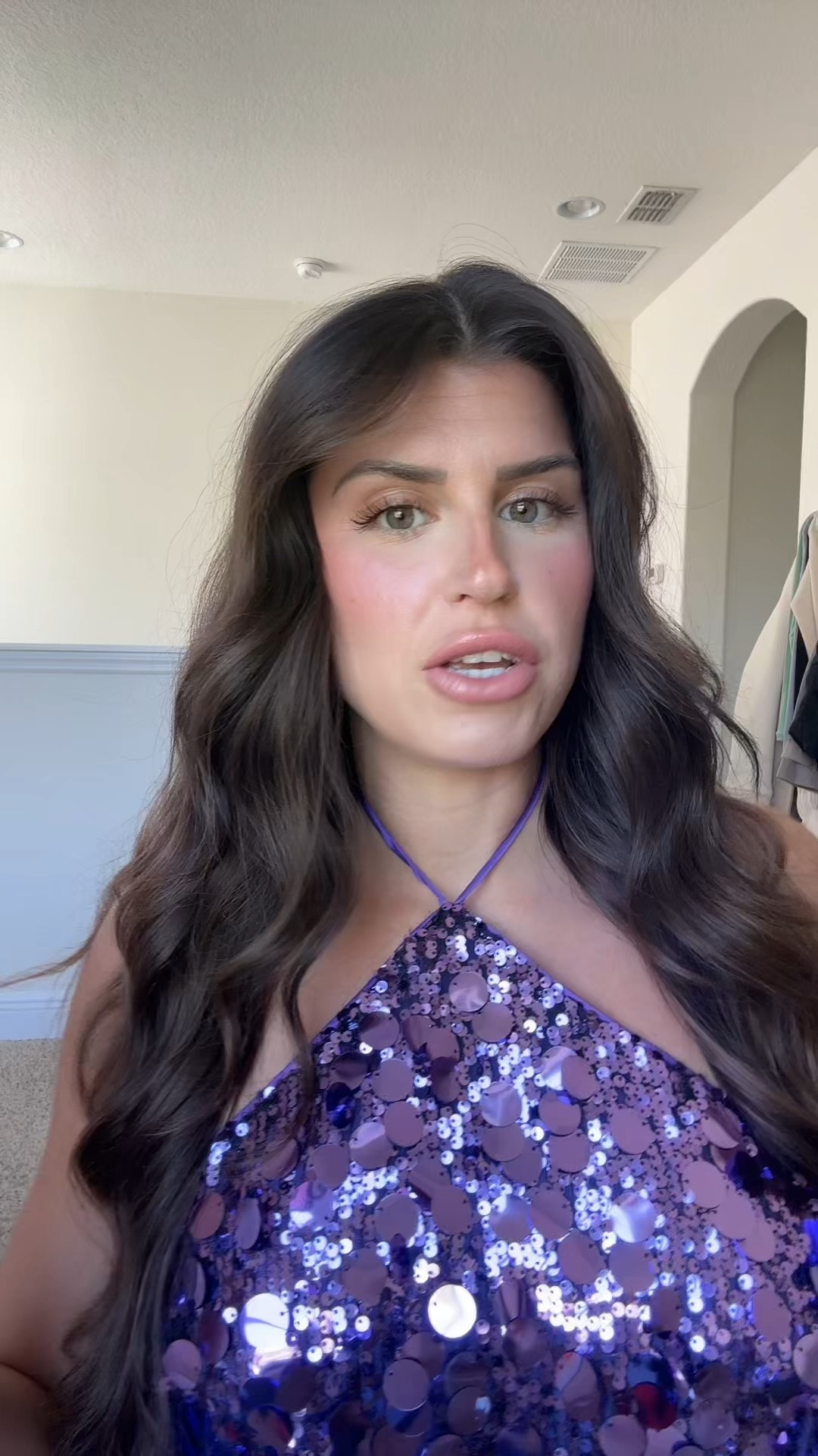 Size 4 could size down once I get my explant but it is a tad short anyways!