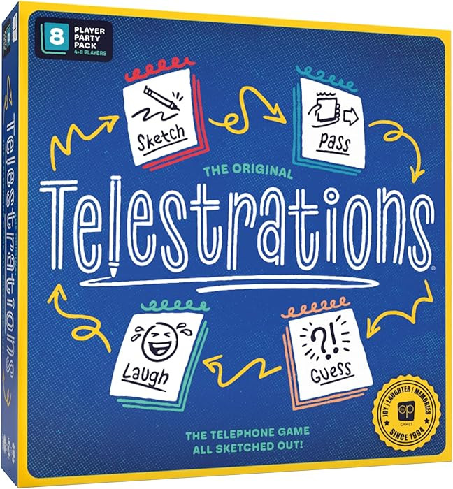 Telestrations 8 Player 2nd Edition Board Game, Award Winning Hilarious and Unpredictable Must Hav... | Amazon (US)