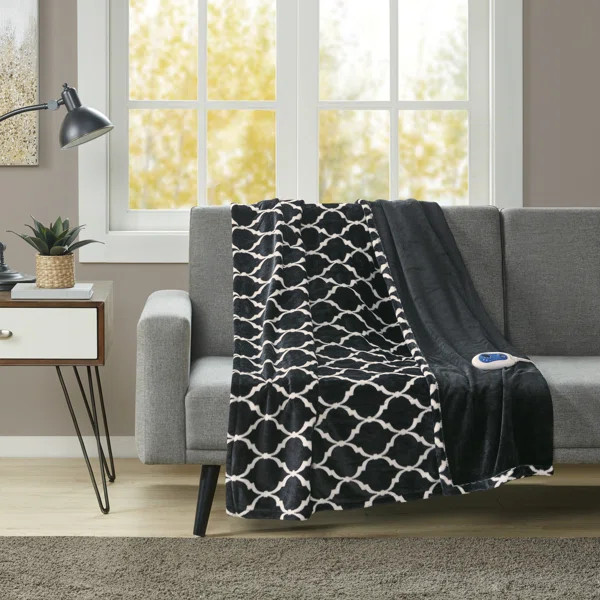 Heated Ogee Oversized Throw | Wayfair North America