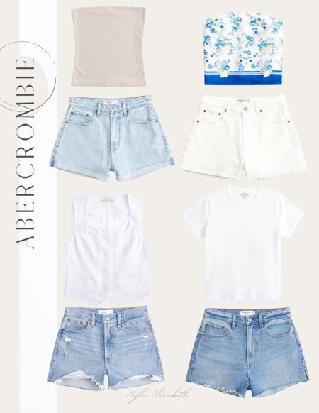 Abercrombie shorts are currently on sale! I wear a size 26 in the shorts and a small or xs in tops! 

#LTKSaleAlert #LTKFindsUnder50 #LTKFindsUnder100