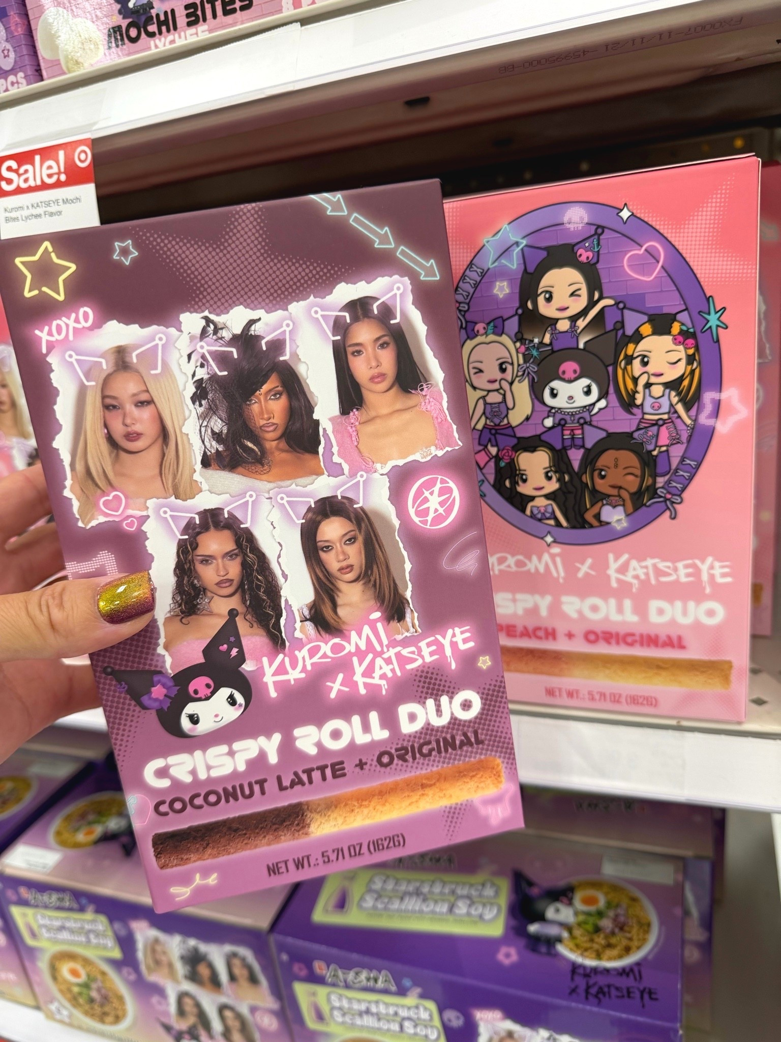 Katseye x Karoo Sanrio Crispy Roll Coconut and Peach + Original Duos @Target #target #targetstyle #katseyexkuromi #newattarget #targetgroceries

#LTKHome #LTKfoodie #LTKKids