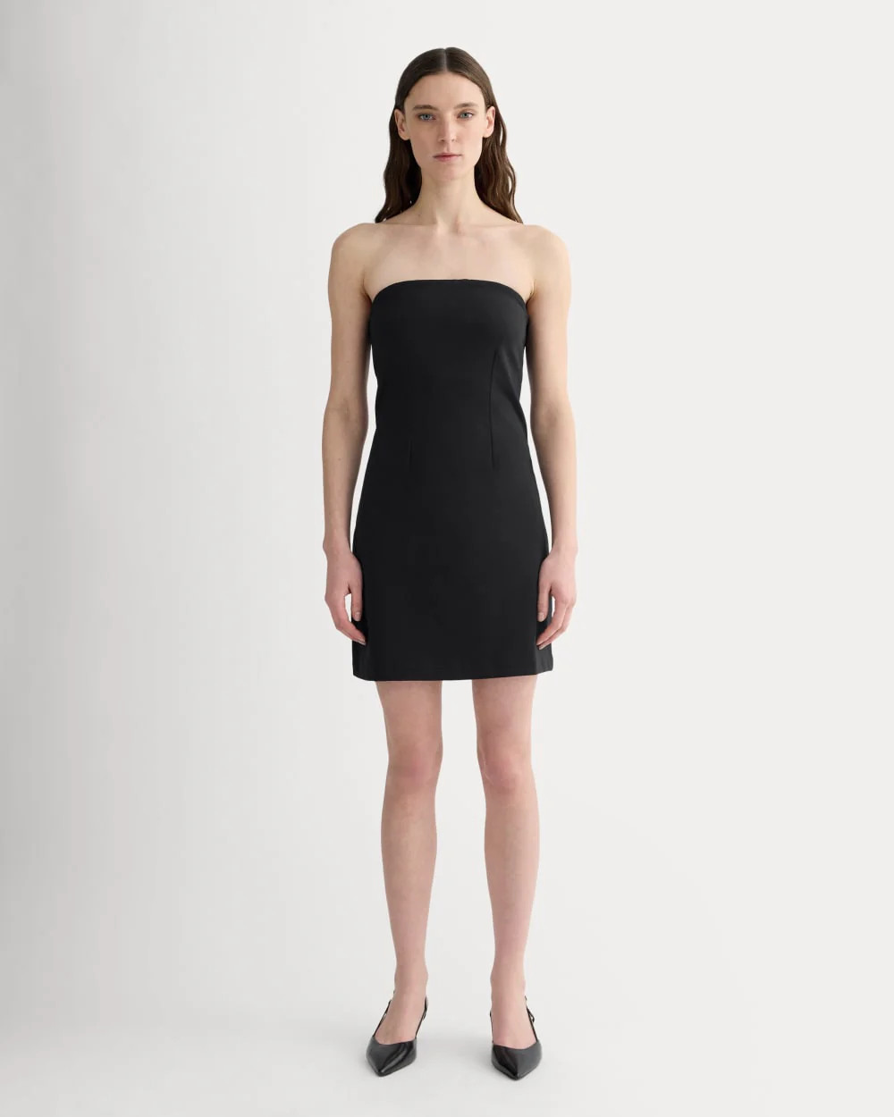 The Dream Strapless Mini Dress | Black | Everlane