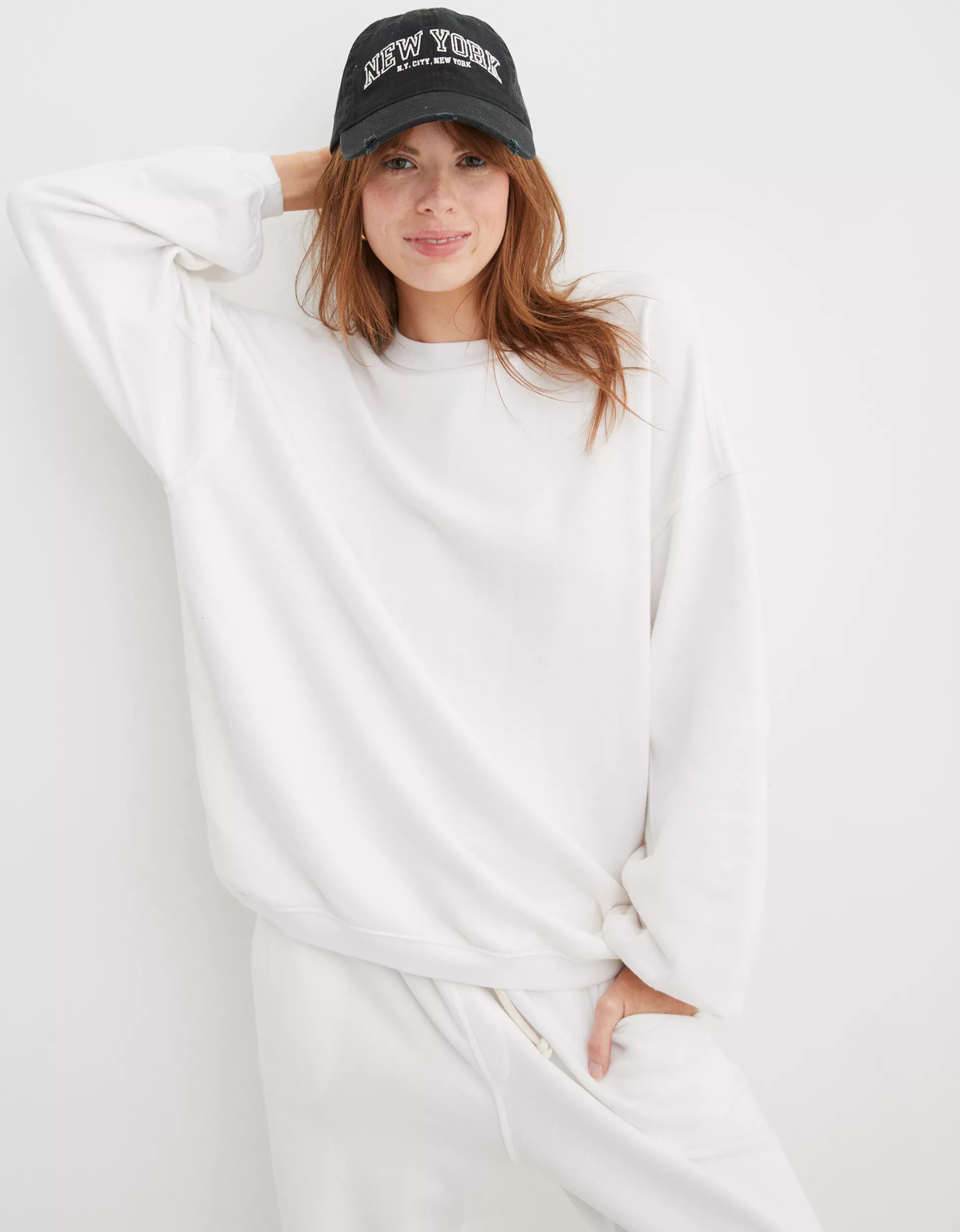 Aerie REAL Crew Sweatshirt | American Eagle Outfitters (US & CA)