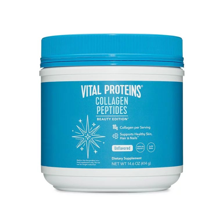 Vital Proteins Collagen Peptides + Beauty Supplement Powder, 14.6 oz | Walmart (US)