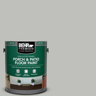1 gal. #PFC-62 Pacific Fog Low-Lustre Enamel Interior/Exterior Porch and Patio Floor Paint | The Home Depot