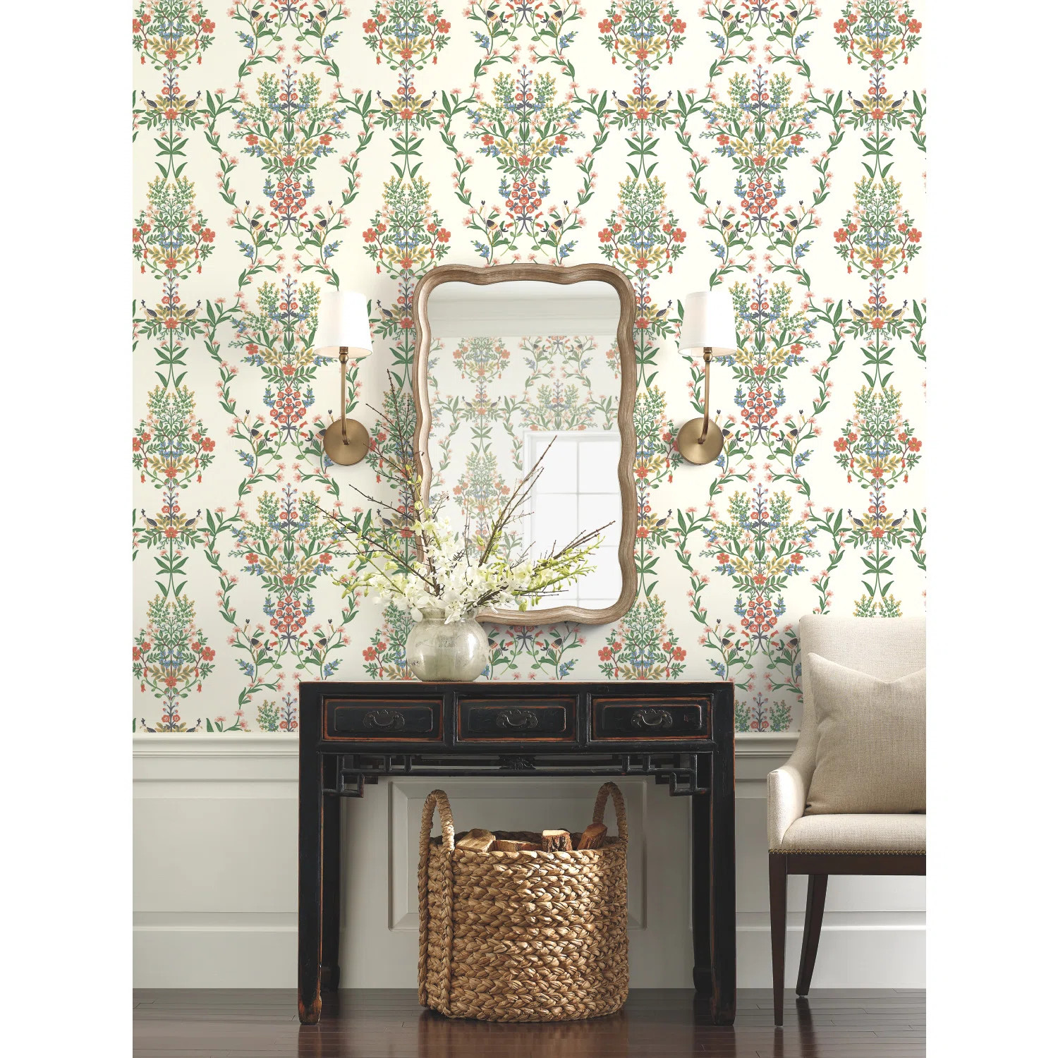 Luxembourg 27" L x 27" W Smooth Wallpaper Roll | Wayfair North America