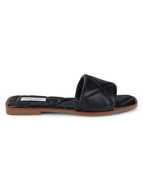 Hense Quilted Flat Sandals | Saks Fifth Avenue OFF 5TH