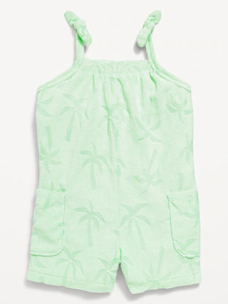 Sleeveless Loop-Terry Romper for Toddler Girls | Old Navy (US)