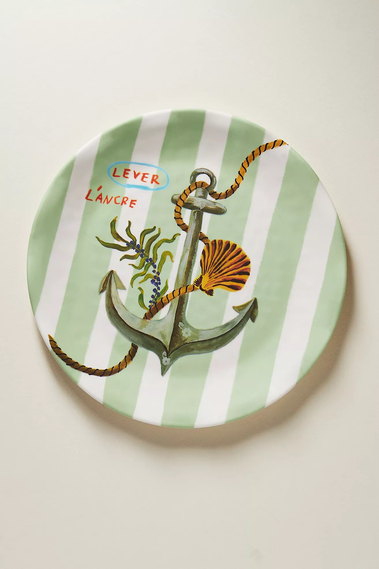 Nathalie Lete By the Sea Melamine Dessert Plate | Anthropologie (US)