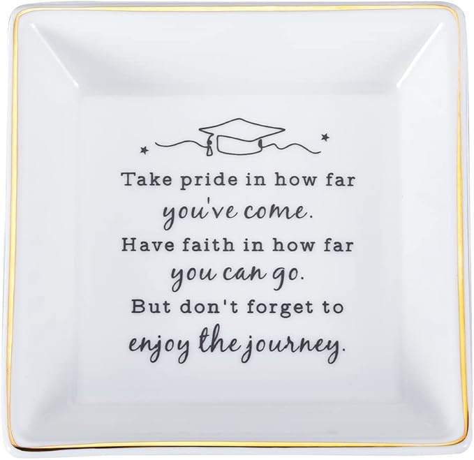 2026 Graduation Decorations Class of 2026 Gifts 6th Grade Graduation Gifts Ceramic Ring Dish Seni... | Amazon (US)