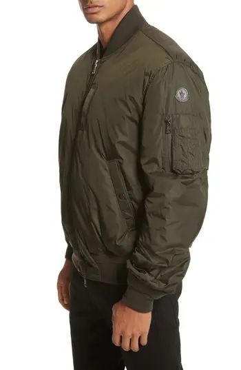 Men's Moncler Allix Down Bomber Jacket, Size 4 - Green | Nordstrom