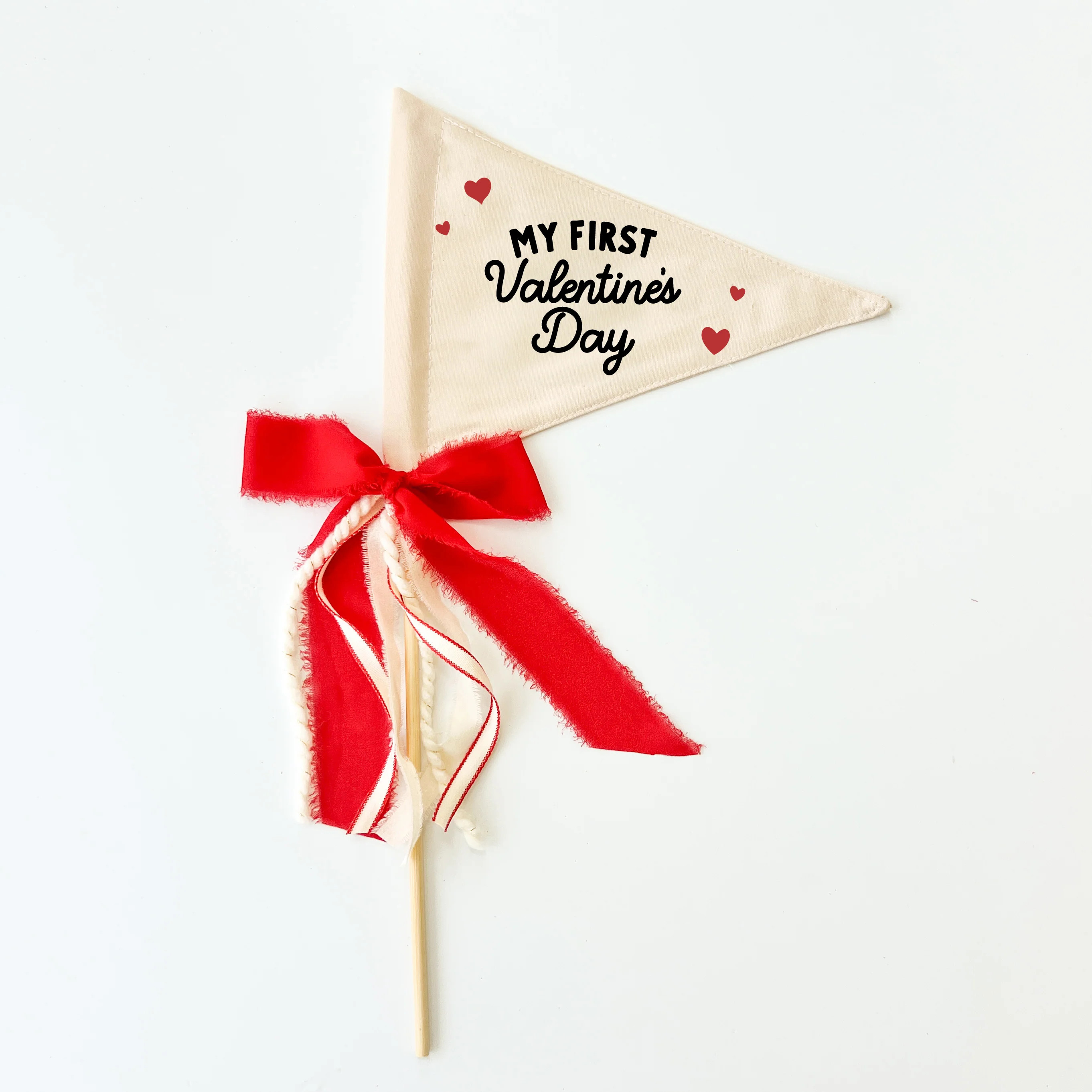 My First Valentine's Day Flag | Hunny Prints