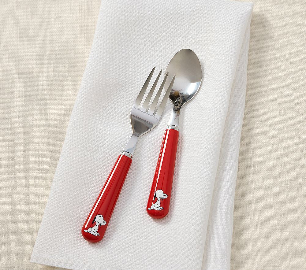Peanuts® Charlie Brown® Christmas Utensils | Pottery Barn Kids