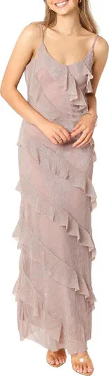 Petal & Pup Ciao Shimmer Ruffle Gown | Nordstrom | Nordstrom