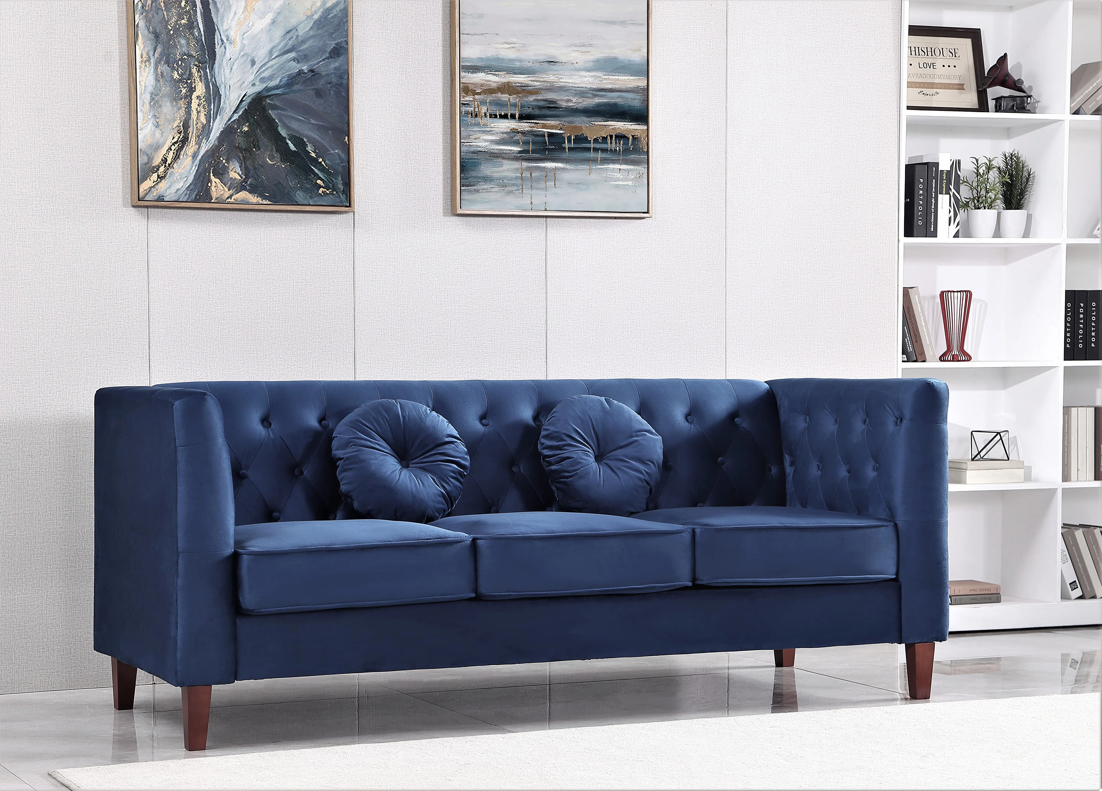 81.5'' Velvet Sofa | Wayfair North America