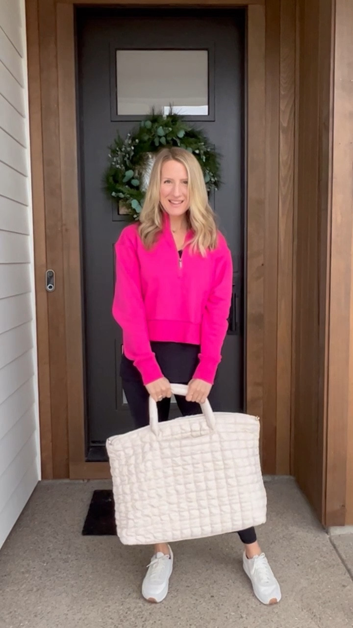 The best Weekender travel bag! This quilted travel bag from Target fits over the handles of your suitcase and is a classy addition to your travel bags!

#LTKtravel #LTKSeasonal #LTKfindsunder100