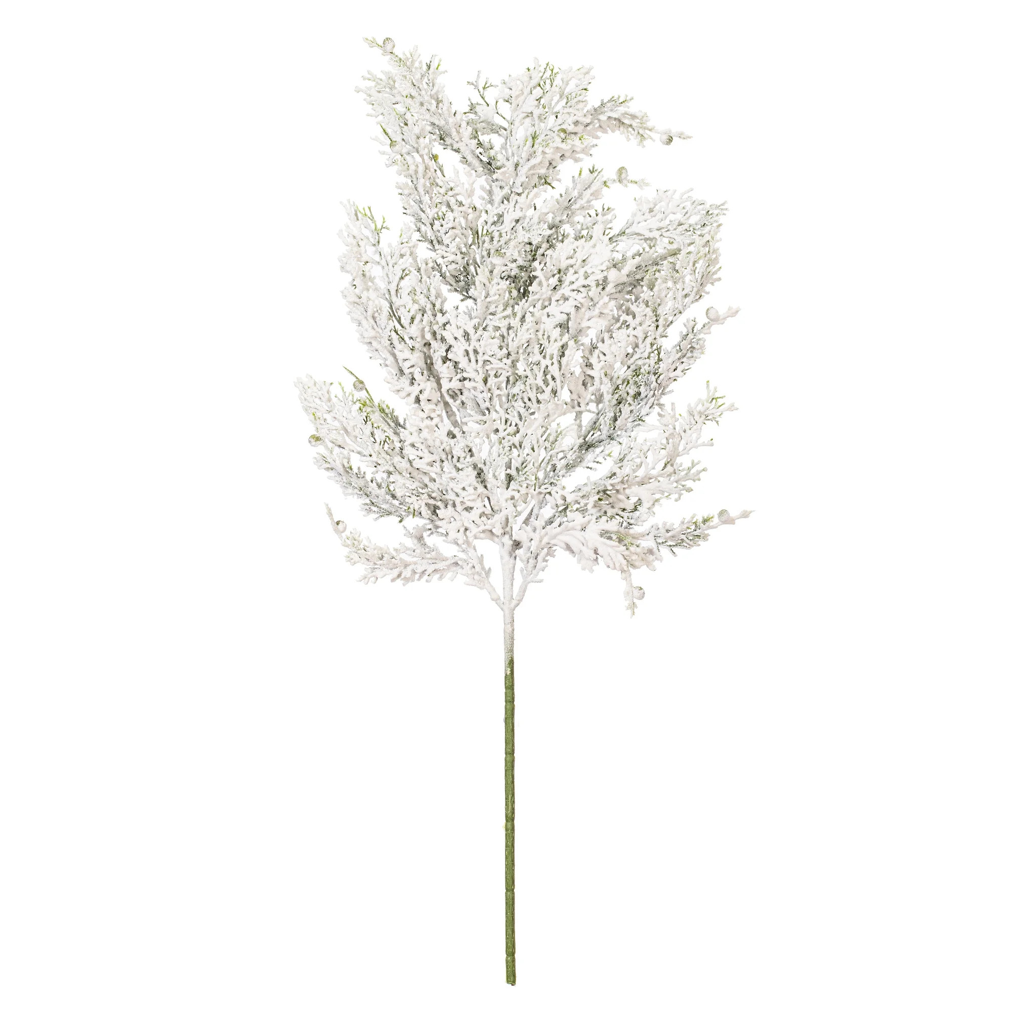 Vickerman 27" Artificial Snowy Cedar Spray. Includes 2 sprays per pack. | Walmart (US)