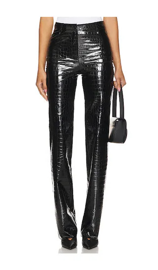 Killa Trousers in Onyx Croc | Revolve Clothing (Global)